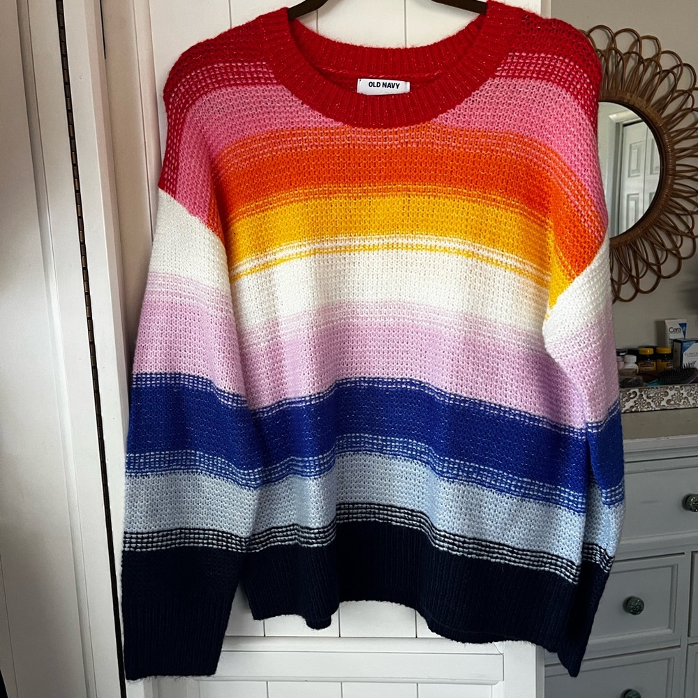 Rainbow Old Navy Sweater